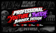 design a custom mascot logo for youtube and twitch channel