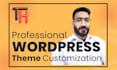 edit wordpress website, provide theme and woocommerce customization