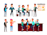 draw a vector 2d character, cartoon character