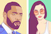 making vector portrait for you