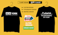 make unique graphic t shirt designs using custom typography