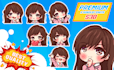 create chibi emotes or badges for twitch, discord, youtube