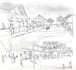 draw hand drawn digital sketch architectural and  characters