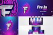 design initials or letters esports sports gaming logo