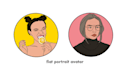 draw custom cartoon portrait avatar for you