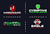 design modern, technology, tech startup, crypto logo