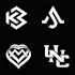 design modern initial letters or monogram logo