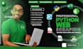 do python web scraping, data extraction from websites, PDF and excel