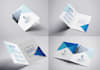 design multi fold business brochure and leaflets
