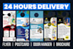 do cleaning service flyer postcard door hanger media kit