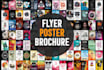 design professional flyer, poster, brochure in 8 hours