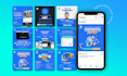make 15 attractive social media posts design