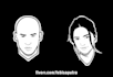 draw your face into a simple cartoon design in photoshop