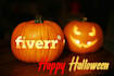 carve halloween logo or name on a pumpkin