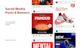 design professional social media posts and social media branding