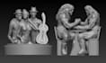 sculpting 3d printable model  as your reference