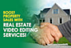 do professional real estate video editing in 24 hours