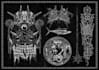 make illustration, horror, dark, and metal band artwork