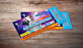 design ticket, event raffle ticket in 4hrs