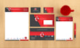 design unique business card, letterhead and envelope