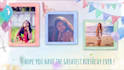 do a happy birthday video and photo slideshow