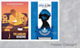 design a movie poster or minimalist artwork