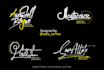 design scripted, handwritten, signature,calligraphy logo
