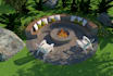 design your backyard, garden, terrace, patio