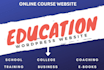online course website or elearning website