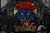draw a dark brutal macabre illustration