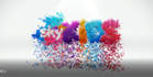 create amazing kids 3d particles logo animation intro