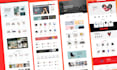 design or redesign your high end corporate website