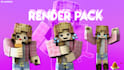 design over 10 minecraft renders within 24 hours