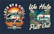 do vintage t shirt design, badge and logo in hand drawn style