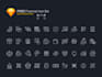 design modern and minimal custom icon for web and app