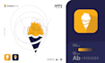 do startup timeless modern unique gradient software app logo icon android ios