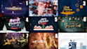 make beautiful christmas and new year video wishes