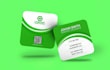 design an amazing stationery square business card with print ready
