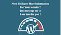 optimize wordpress website or fix slow wordpress page speed