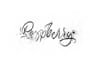 make handwritten signature brush calligraphy logo
