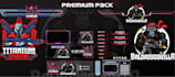craft custom animated twitch stream overlays,logo,banner and emotes