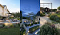 do landscape design, garden design, backyard, swimming pool, and render images