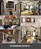 architectural 2d and 3d design with 3d interior and exterior