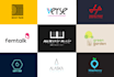 design rare logo and its video animation