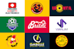 design a creative circular round logo design, stickers, icon, or web favicon