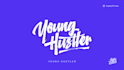 create a custom lettering design for twitch or youtube cover