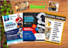 design commercial real estate flyer cleaning service business leaflet brochure