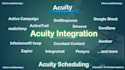 setup 2 booking event in acuity and connect it in your website