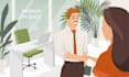 draw a modern flat illustration for your website or app