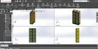 3d model of sheetmetal design for fabrication in solidworks